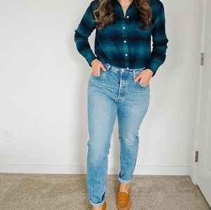 Light Wash Levi 501 Straigh Jean